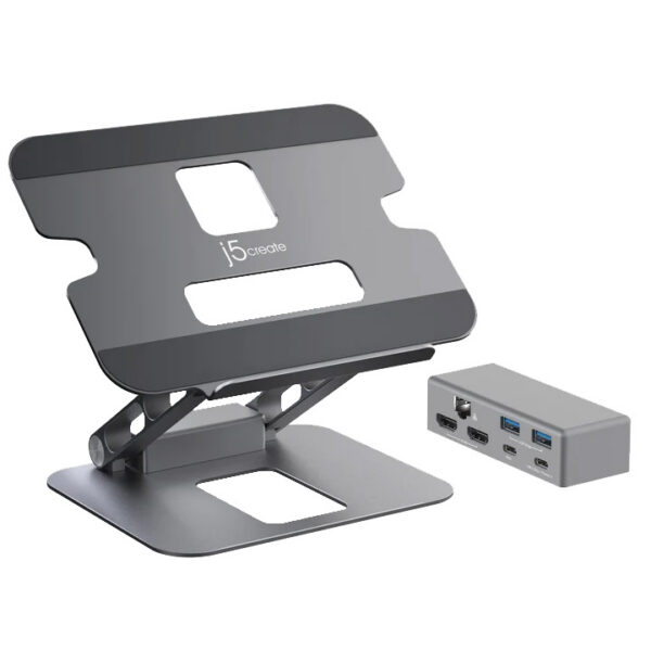 CP00002.jpg J5Create JTS127 Multi-Angle Dual HDMI Laptop Stand (2 Years Warranty)