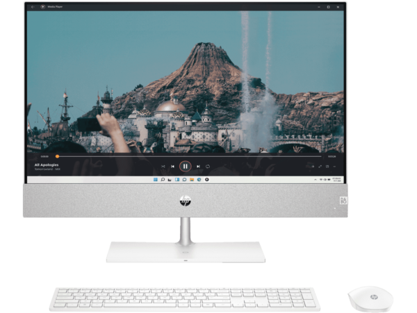 HP AIO 24-CA2001D PC (Snowflake White) | Intel i5-13400T