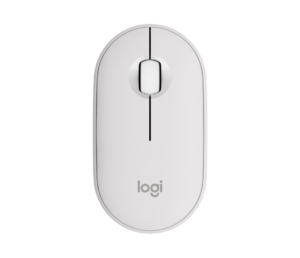 (Open Seal Unit) Logitech Pebble 2 Bluetooth Keyboard and Mouse Combo - White